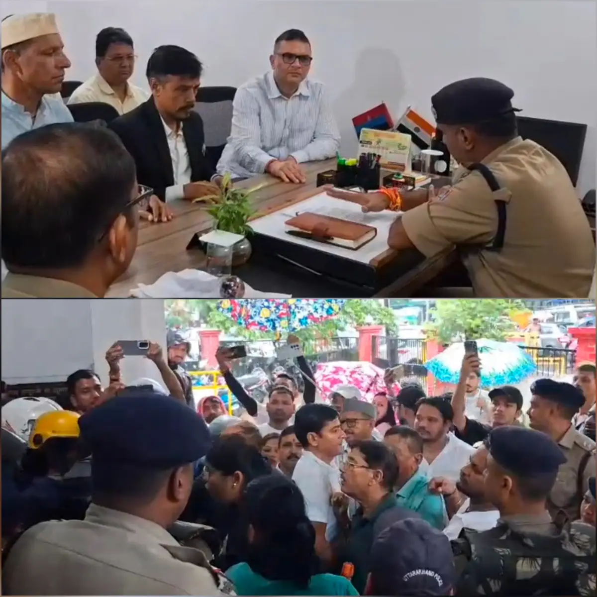 हल्द्वानी में ‘शुद्धिकरण’ विवाद पर कांग्रेस का उग्र प्रदर्शन, सुमित हृदयेश ने पुलिस को दिया गुरुवार तक का अल्टीमेटम