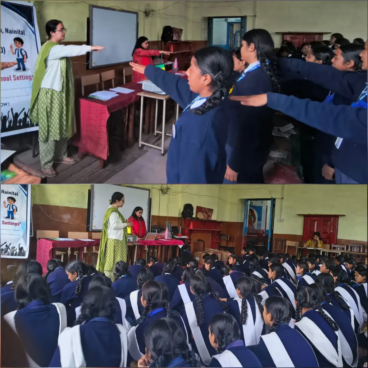राजकीय बालिका इंटर कॉलेज नैनीताल में नशा-मुक्ति जागरूकता कार्यक्रम, छात्राओं ने लिया नशे से दूर रहने का संकल्प