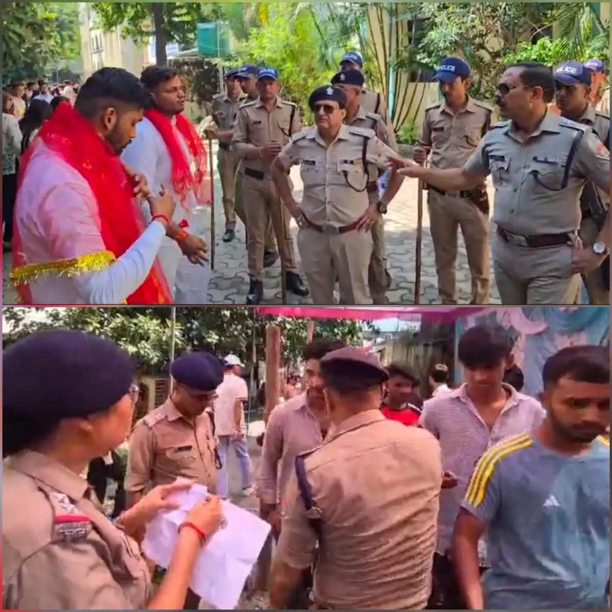 एमबीपीजी कॉलेज में छात्रसंघ चुनाव के दौरान प्रत्याशियों में झड़प, पुलिस ने संभाला मोर्चा