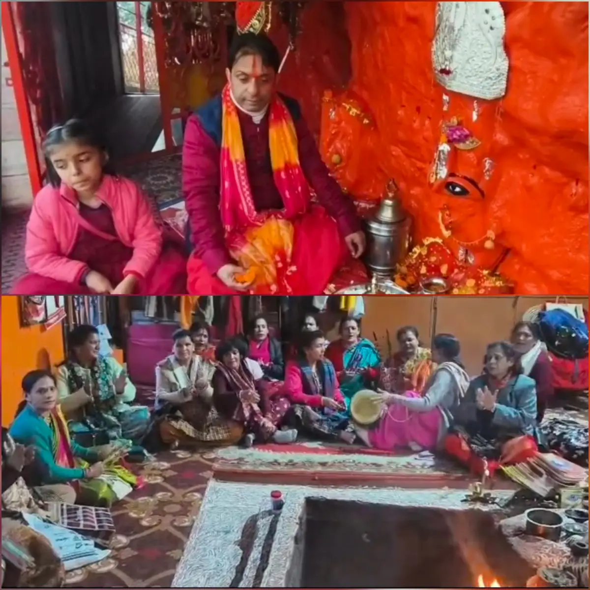 पाषाण देवी मंदिर में धार्मिक अनुष्ठान और भंडारा, सैकड़ों श्रद्धालुओं ने किया प्रसाद ग्रहण
